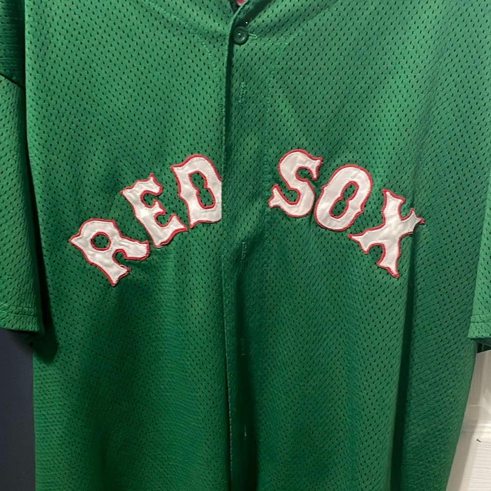Boston Red Sox  green jersey